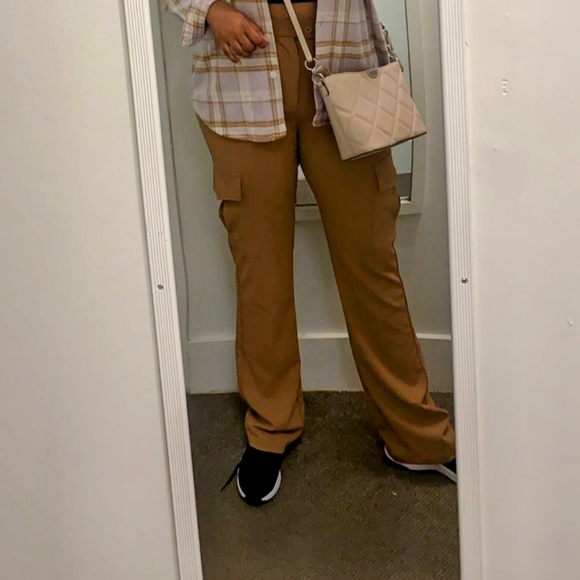 Forever 21 Brown Cargo Pants - Picture 2 of 2